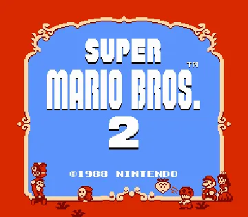 Super Mario Bros. 2 (USA) (Beta) screen shot title